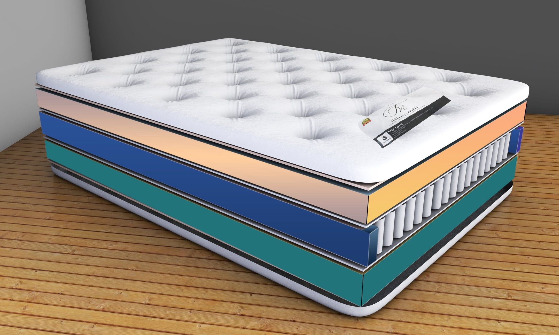 Hybrid Zero Gravity Mattress Memory Foam & Pocket Sprung